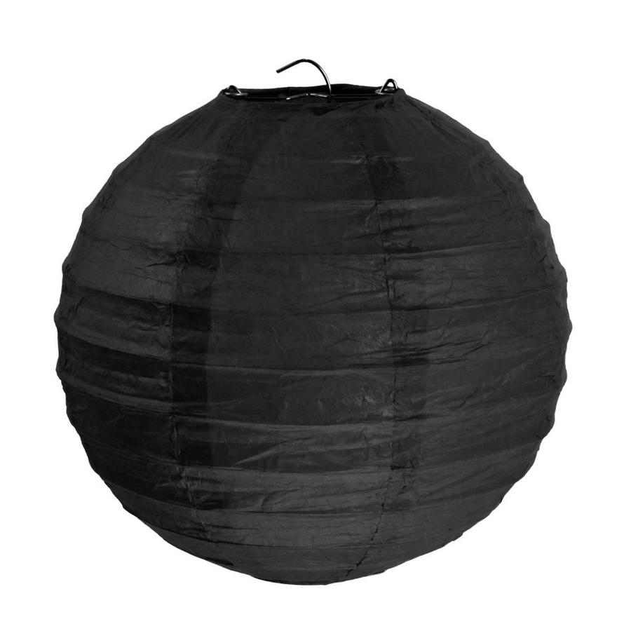 Lampion zwart (2 stuks) diameter 30 cm-1