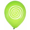 Ballon spiraal lime (8 stuks)