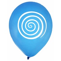 thumb-Ballon spiraal blauw (8 stuks)-1