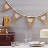 Perfect Decorations Guirlande jute coeur