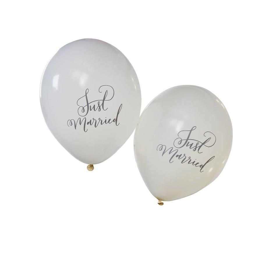 Ballon Just Married (10 stuks)-1