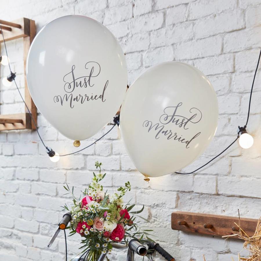 Ballon Just Married (10 stuks)-2