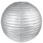 Lampion zilver diameter 30 cm