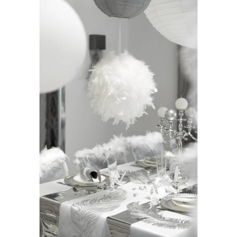 Vederen bal wit 30 cm-2