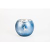 Perfect Decorations Photophore en verre blue