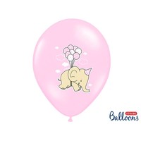 thumb-Roze ballonnen olifant (6 stuks)-2