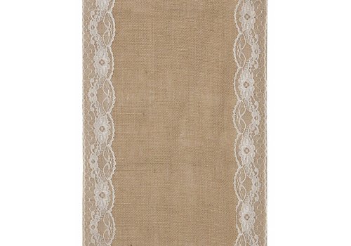 Chemin de table en toile de jute (2 metres) 