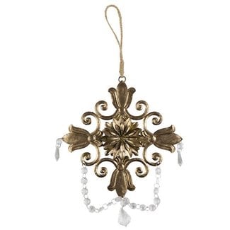 BePureHome Wanddecoratie antique brass XL