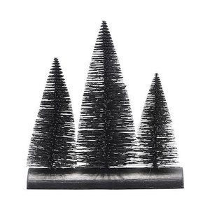 Kerstdecoratie Zwarte kerstbomen