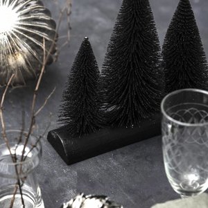 Kerstdecoratie Zwarte kerstbomen