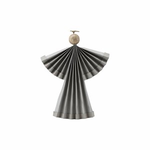 KERST ENGEL KERSTDECORATIE GRIJS