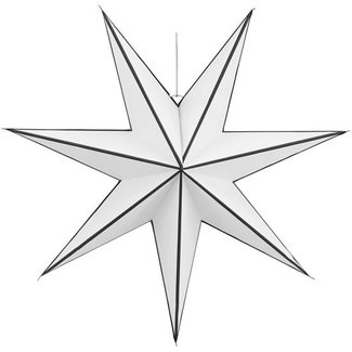 House Doctor Kerstster wit met grijs