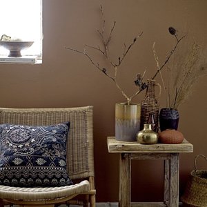 BLOOMINGVILLE KUSSEN  DONKERGRIJS BLAUW VELVET