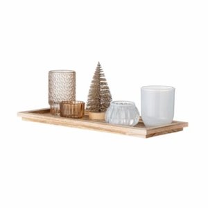 WAXINEHOUDERS OP BORD KERST