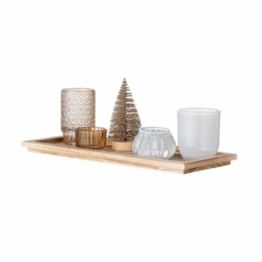 WAXINEHOUDERS OP BORD KERST