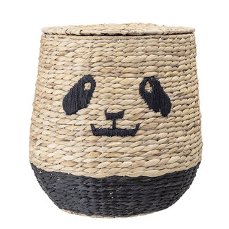 Bloomingville MINI Opbergmand  panda Youl met deksel