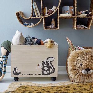 KINDERKAMER SPEELGOEDBOXEN NONNI SET VAN 2