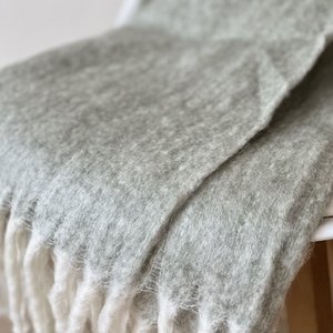 GROEN PLAID MET FRANJES