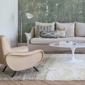 WOLLEN VLOERKLEED INTO THE BLUE