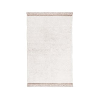 Lorena Canals Groot vloerkleed Steppe off white wit wol