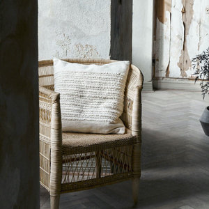 WIT KUSSENHOES 50 x 50 CHILL HOUSE DOCTOR