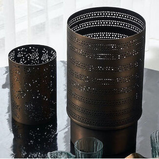 House Doctor Theelicht houder Rando met patroon