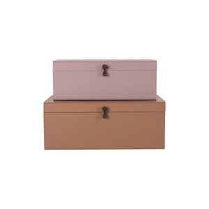 OPBERGKIST BEIGE ROZE