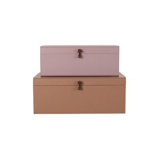 House Doctor Opbergkist beige roze