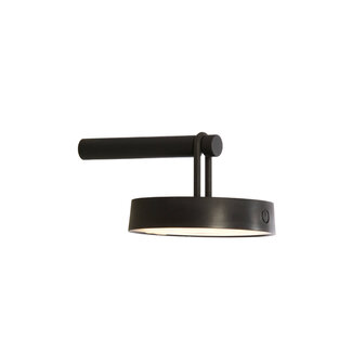 Light & Living Zwarte wandlamp toliara  led