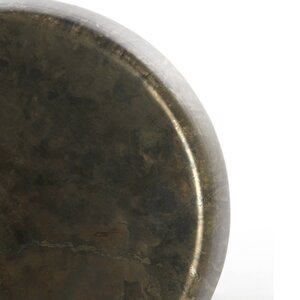 RONDE BIJZETTAFEL DAKWA ANTIEK NIKKEL