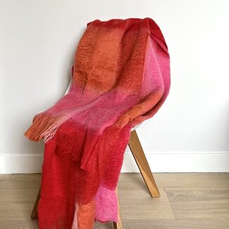 Rood roze plaid