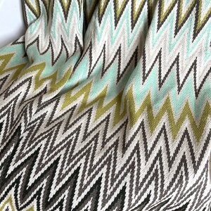 PLAID  GROEN MET PATROON