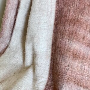 ROZE PLAID MET FRANJES MULTI