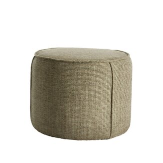 Light & Living Ronde poef groen