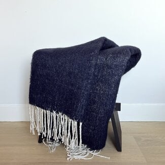 Lime Light  Woonplaid donkerblauw