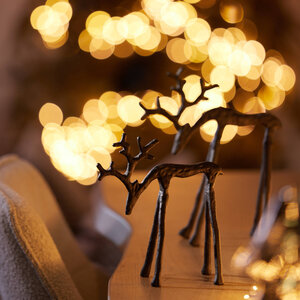 DECORATIE BEELDJE HERT ZWART