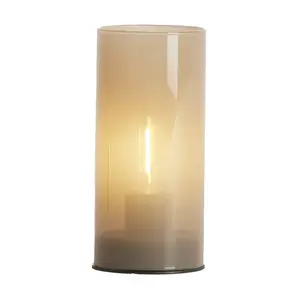 GLAZEN WINDLICHTEN VAZOLA SET 2
