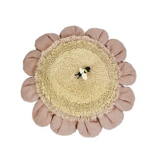 Lorena Canals Zitkussen pink daisy
