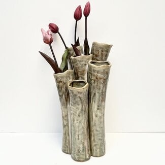 Mooie vaas voor meerdere bloemen