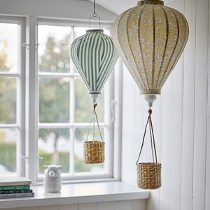 KINDERMOBILE BALLON GROEN WIT