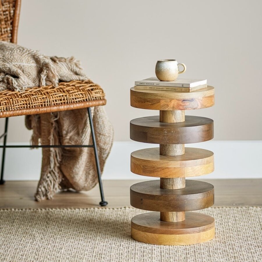 HOUTEN BIJZETTAFEL FRANKA