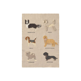 Lorena Canals Kinderkamer Wandkleed Dogs
