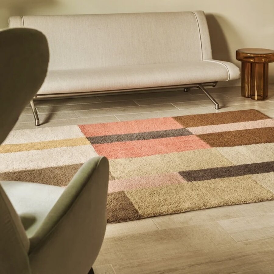 WOLLEN TAPIJTLOPER CHROMA CORAL