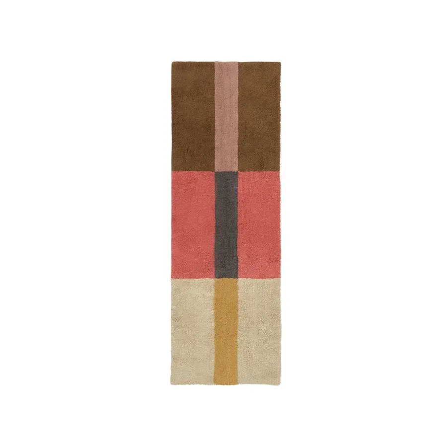 WOLLEN TAPIJTLOPER CHROMA CORAL