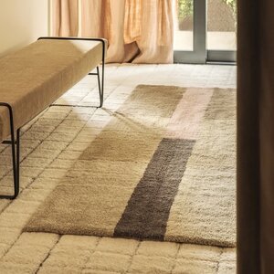 WOLLEN TAPIJTLOPER CHROMA DUSTY PINK