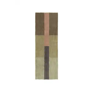 WOLLEN TAPIJTLOPER CHROMA DUSTY PINK