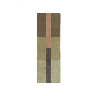Lorena Canals Wollen tapijtloper Chroma Dusty Pnk