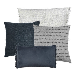 Lime Light  Blauwe sierkussens set by BRIC. no 1