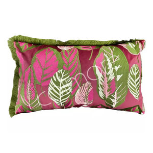 SIERKUSSEN MET BLAD PATROON