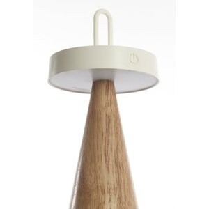 TAFELLAMP ANKENTA HOUT WIT